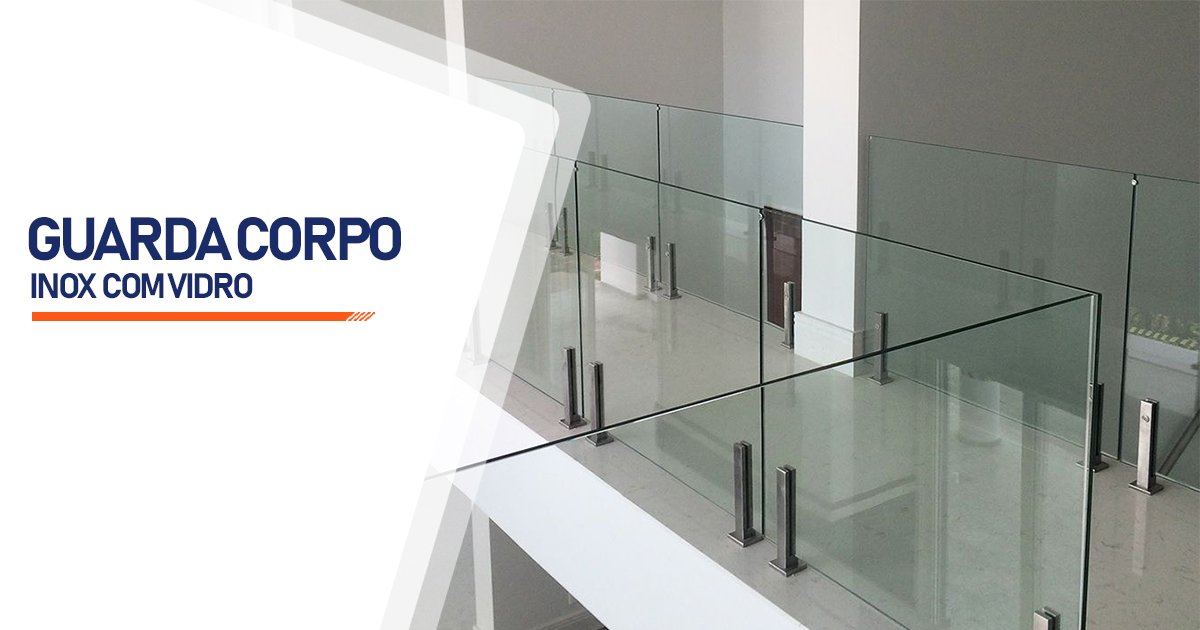 Guarda Corpo de Inox com Vidro  Fortaleza Coaçu CE